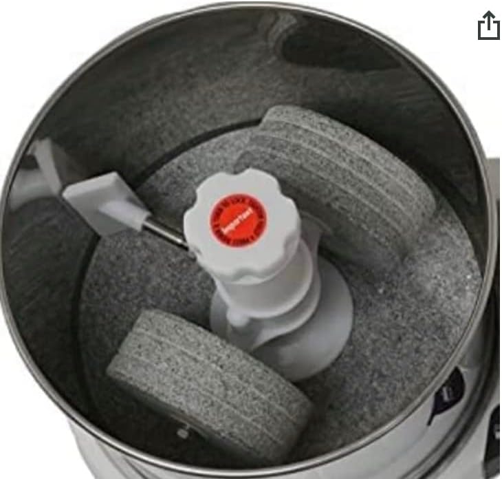 Premier Lifestyle – Molinillo húmedo inclinable con amasadora Atta y raspador de coco – 2 litros – 110v60 hz – color blanco de EE. UU. y Canadá