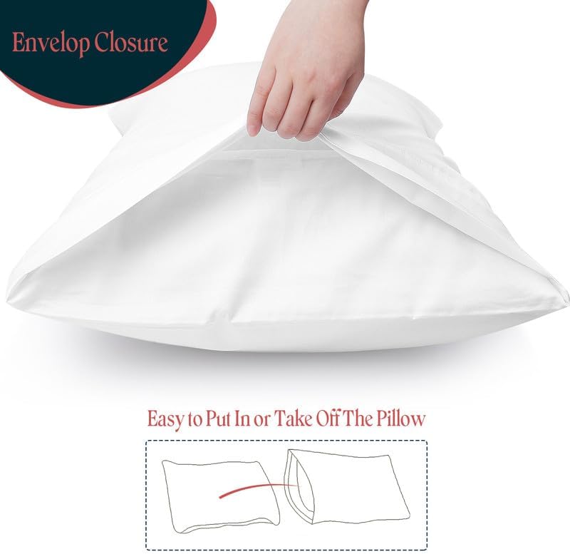 Juego de sábanas de 1000 hilos 100% algodón egipcio tamaño King para cama, juego de ropa de cama transpirable de fibra larga, color blanco, calidad