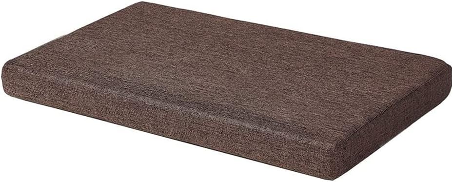 Cojín de espuma viscoelástica para asiento de banco, respaldo de goma antideslizante, cojín para columpio de interior, 36 x 16 pulgadas