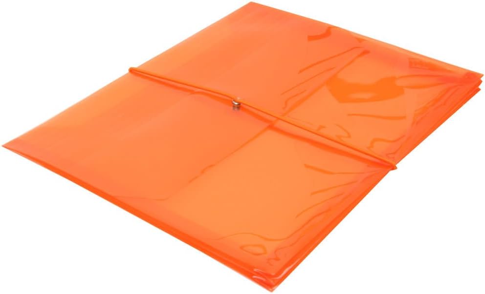 JAM PAPER Sobres de expansión de plástico con cierre de banda elástica, folleto de cartas, 9 34 x 13 pulgadas con expansión de 2.5 pulgadas, color