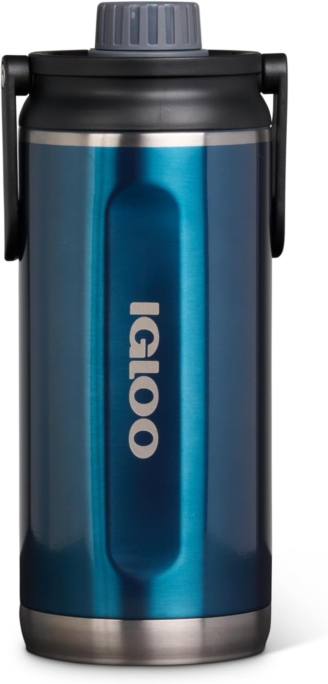 Igloo Botella de acero inoxidable, Twist ‘n’ Chug