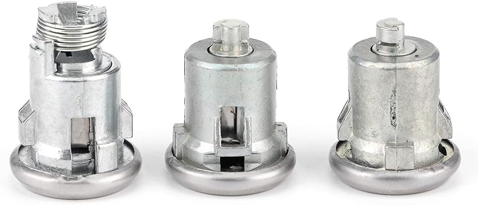 Juego de cerradura de maletero de puerta, kit universal de llaves de puerta y maletero, 654394765282 repuesto compatible con Chevelle Malibu Monte