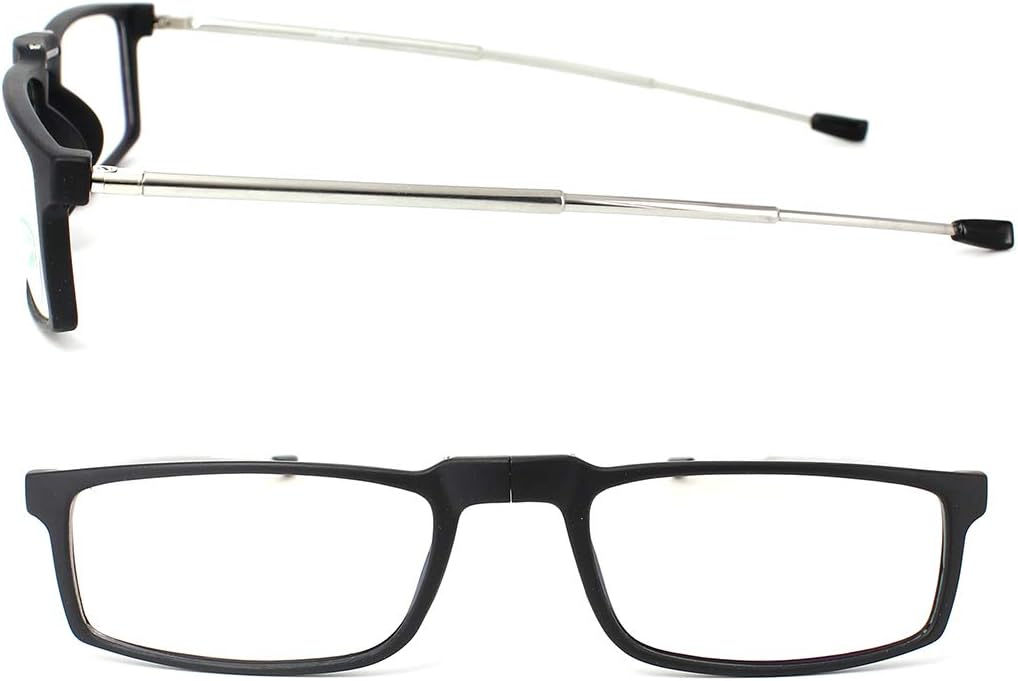 Gafas de lectura plegables, lectores compactos portátiles para mujeres y hombres en estuche (paquete de 3 1.75)