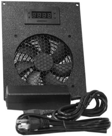 Coolerguys Kit de enfriamiento de termostato programable para gabinetes, AV y componentes (plástico, individual 4.724 in Pro)