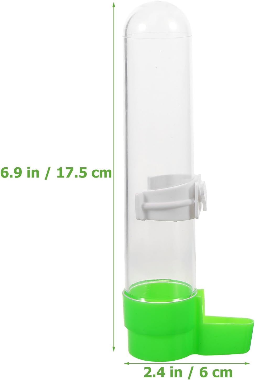 Bebedero de pájaros Fuente de agua para pájaros Dispensador de agua para pájaros, alimentador de loros, accesorios para jaula de pájaros,