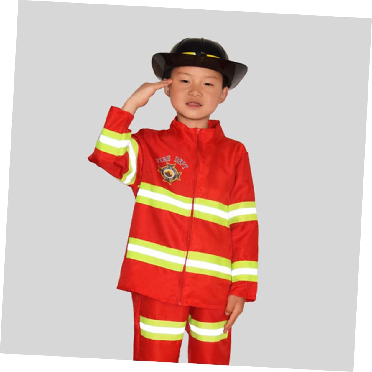 Toyvian Casco de bombero, casco de seguridad para niños, camión de bomberos, 2 unidades, sombrero de bombero, sombrero de bombero, disfraz de casco