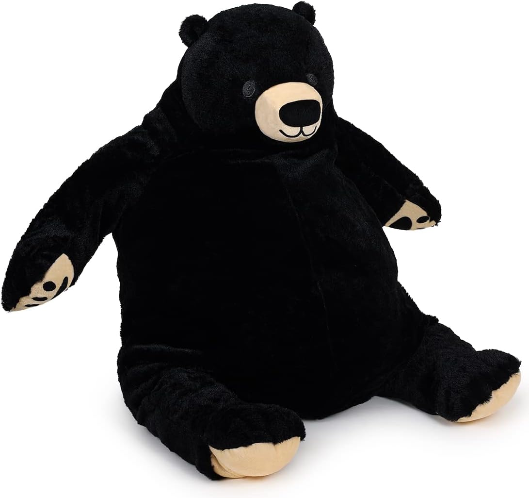 FAVOSTA Djungelskog – Oso de peluche gigante de peluche de simulación, enorme oso de peluche marrón, decoración del hogar, regalos para niños,