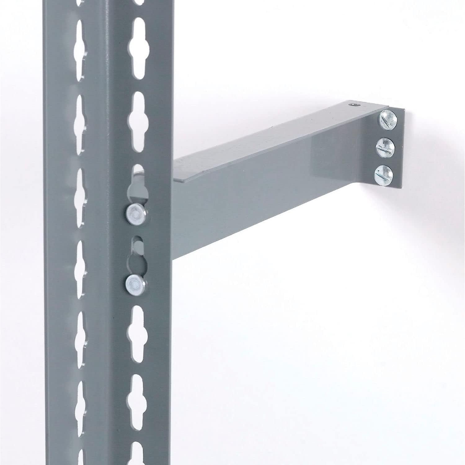 Global Industrial Estante para neumáticos de entrada única de 3 niveles, acero, gris, 60 pulgadas de ancho x 18 pulgadas de profundidad x 84