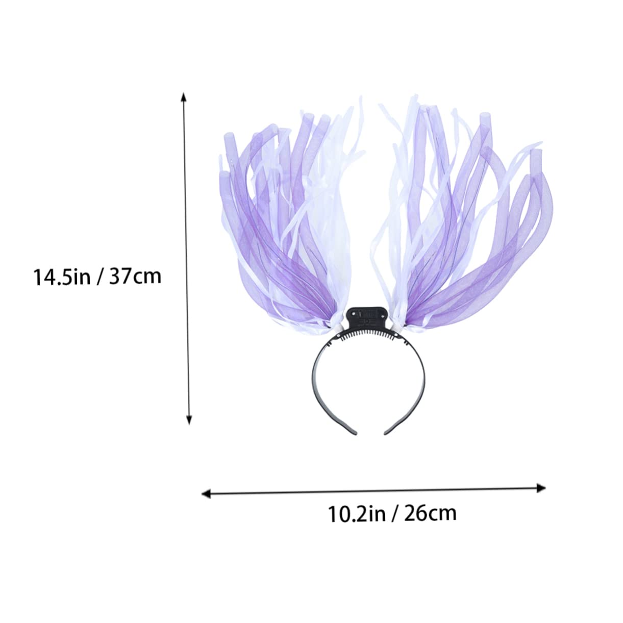 NOLITOY Trenza LED 1 pieza de accesorios para el cabello trenzado nupcial peluca trenza peluca brillante rastas diadema luz brillante rastas peluca
