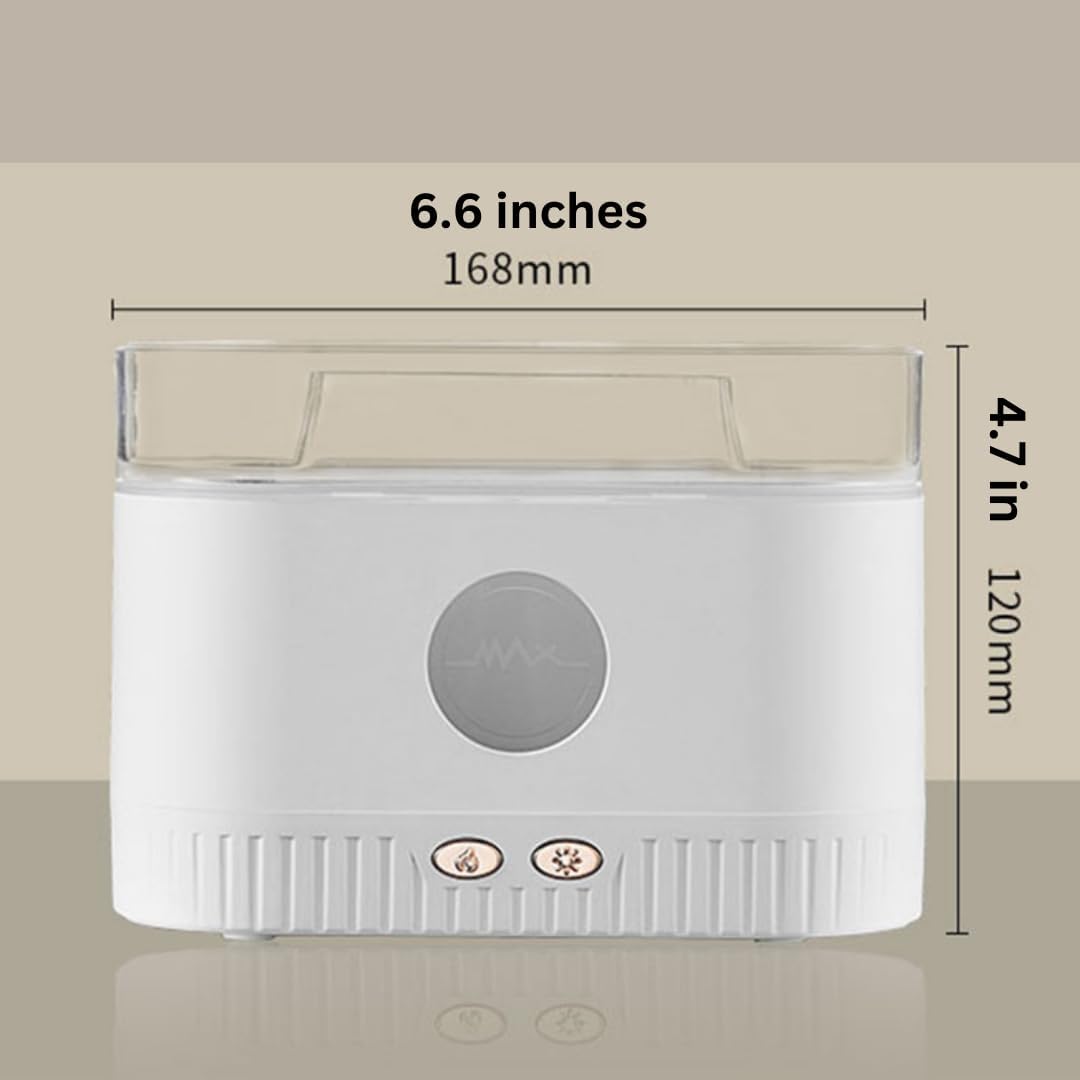 Difusor de aroma de lámpara de sal del Himalaya, capacidad de 6.8 fl oz, 8 horas de tiempo de funcionamiento, automatización ultrasónica, color