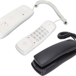 Teléfono fijo, escritorio con cable, multifunción para montaje en pared, soporte fijo de línea fija pequeña, función de flash, redireccionamiento Teléfono fijo, escritorio con cable, multifunción para montaje en pared, soporte fijo de línea fija pequeña, función de flash, redireccionamiento