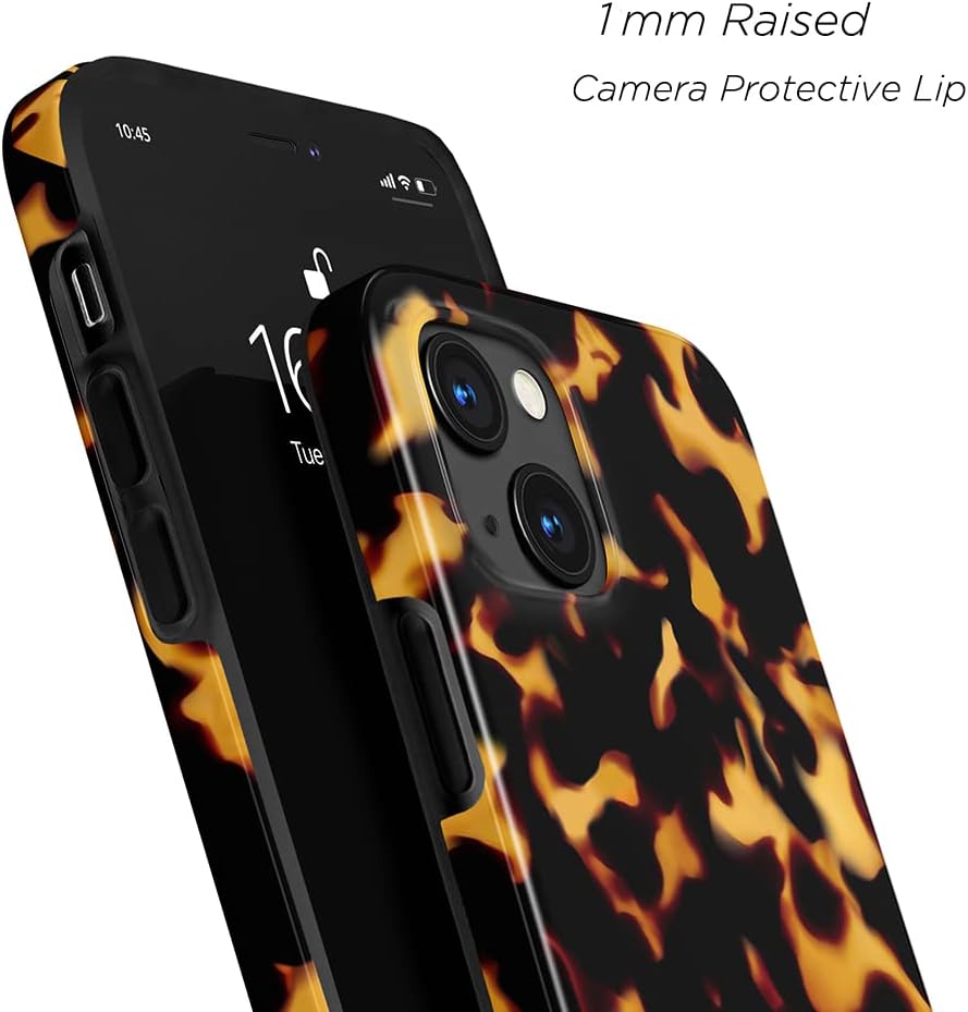 uCOLOR Funda compatible con iPhone 1514 de 6.1 pulgadas, probada en caídas de 8 pies, diseño a prueba de golpes, funda protectora delgada y elegante