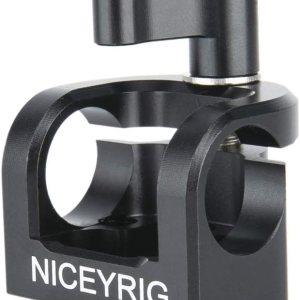 NICEYRIG Abrazadera de varilla de 0.591 in, soporte de varilla individual para sistema de soporte de riel de 0.591 in, montaje EVF, luz LED, NICEYRIG Abrazadera de varilla de 0.591 in, soporte de varilla individual para sistema de soporte de riel de 0.591 in, montaje EVF, luz LED,