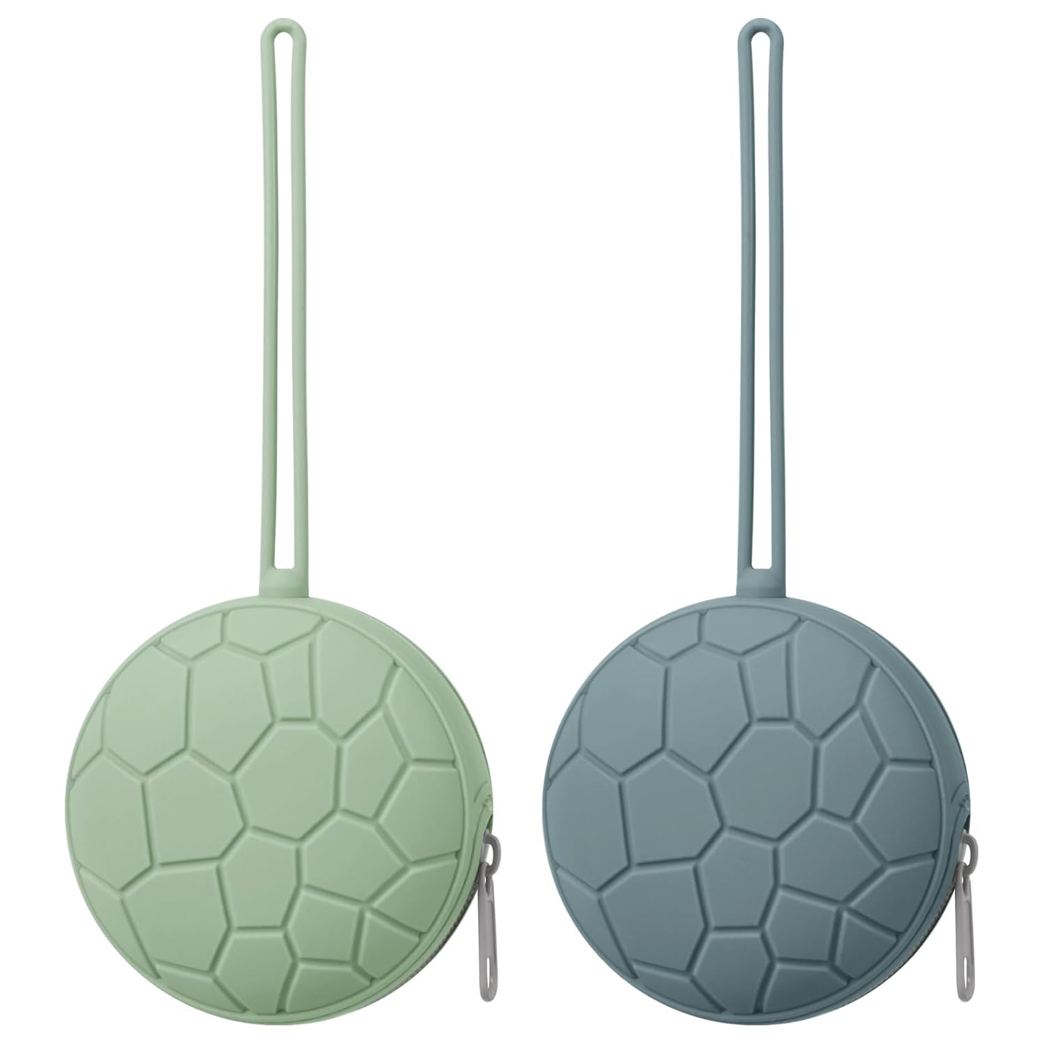 Funda de silicona para chupete, sin BPA, para bebés recién nacidos, para niños y niñas, funda portátil de silicona para chupetes (verde azulado