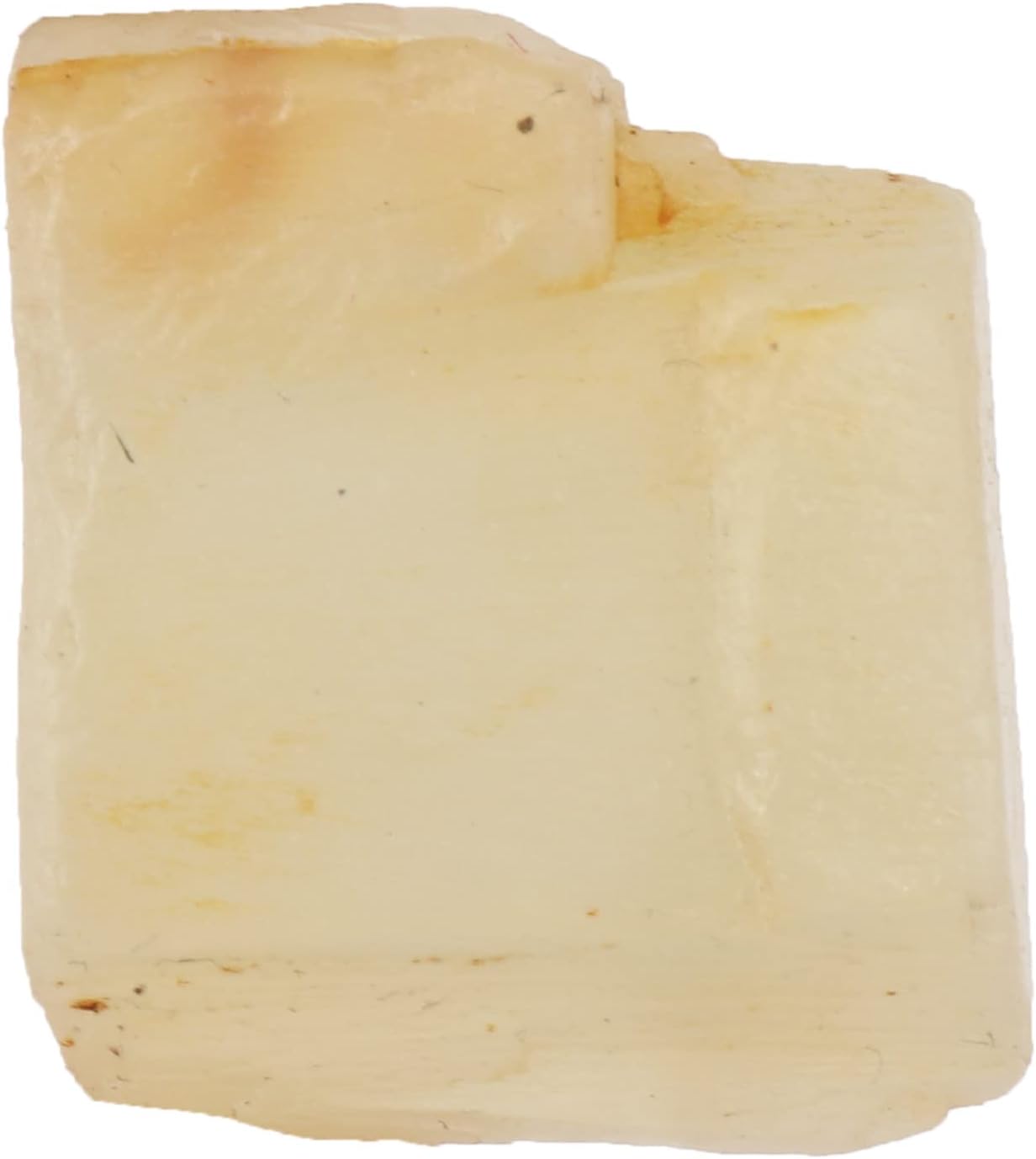 GEMHUB Piedra preciosa natural de piedra lunar áspera certificada de 126.35 CT, cristal crudo sin cortar para la fabricación de joyas