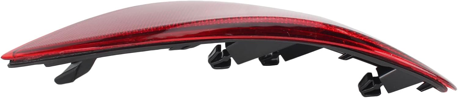 AUTOKAY Reflector De Moldura De Parachoques Trasero Derecho Se Ajuste Para Porsche Cayenne 2011-2014# 95863110600 – Rojo