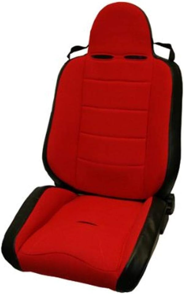 Rugged Ridge  Asiento de carreras XHD Off Road, reclinable, rojo  13406.53  Compatible con Jeep CJ y Wrangler YJTJ 1976-2002