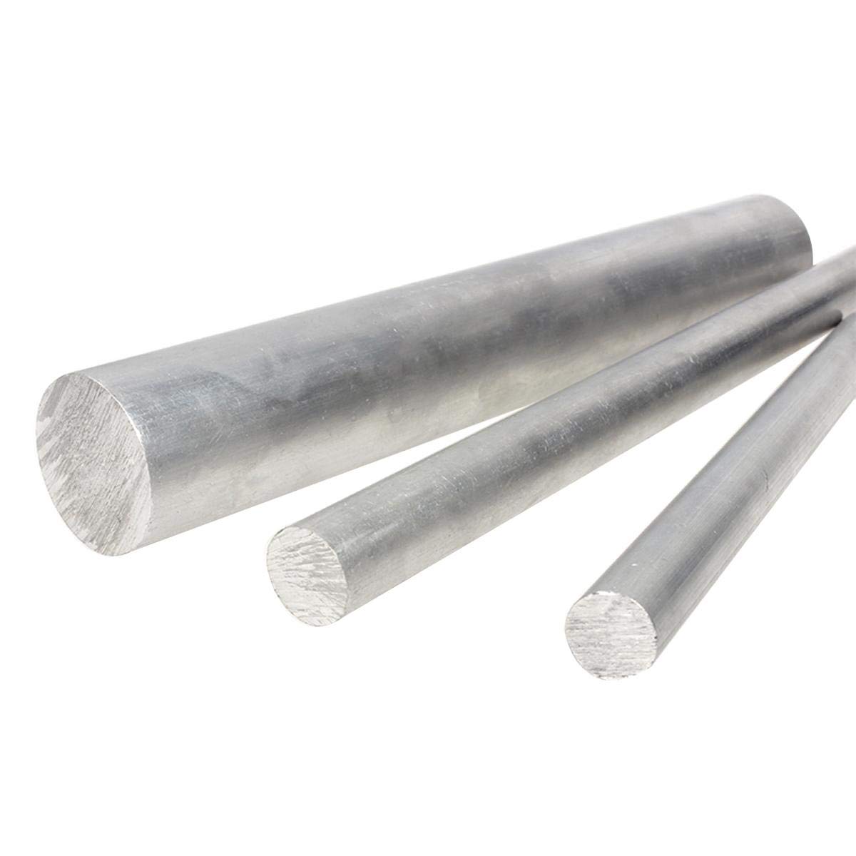 5 barras redondas de aluminio 6061 de 0.472 in de diámetro x 9.843 in de largo