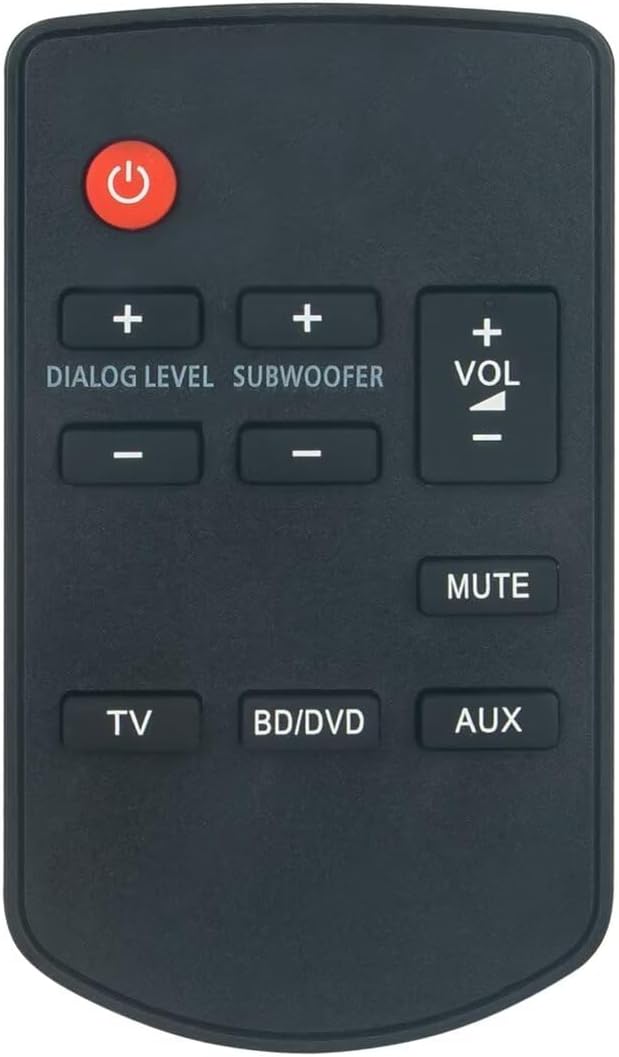 N2QAYC000064 Mando a distancia reemplazado adecuado para Panasonic SU-HTB20 SC-HTB20 SU-HTB20P Sistema de audio de cine en casa Altavoces de cine en