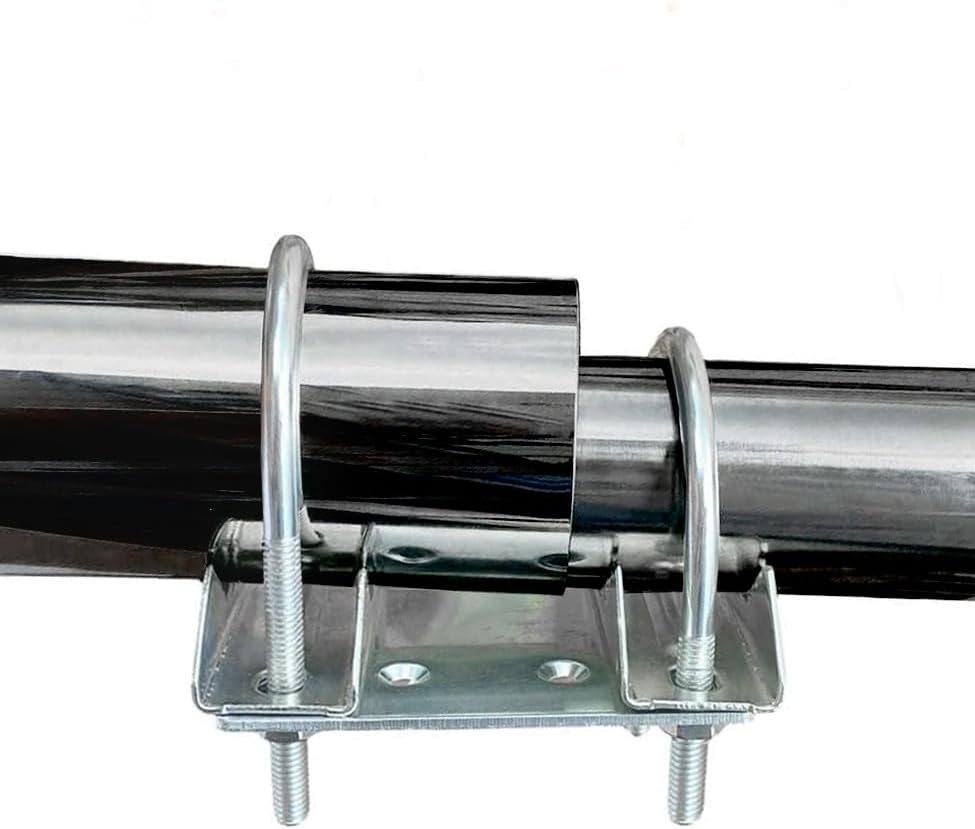 Soporte en U para adaptador de tubería Starlink, soporte de abrazadera de doble perno en U para montaje en poste Starlink, soporte de abrazadera de