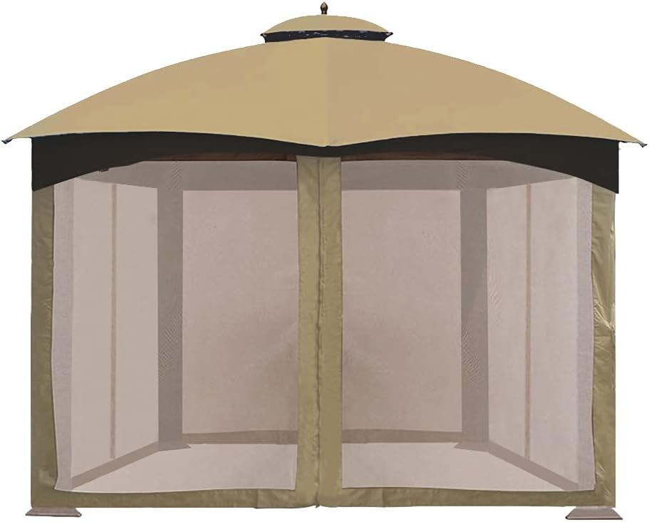 CoastShade Toldo de repuesto universal para mosquitera, paredes laterales de 7 pies de altura para toldo de 8 x 8 o 10 x 10 o 10 x 12 pulgadas,