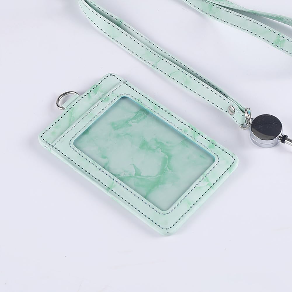 Soporte para credencial, cordón con soporte para identificación y cordones retráctiles ajustables, hebilla de liberación rápida y cordones de