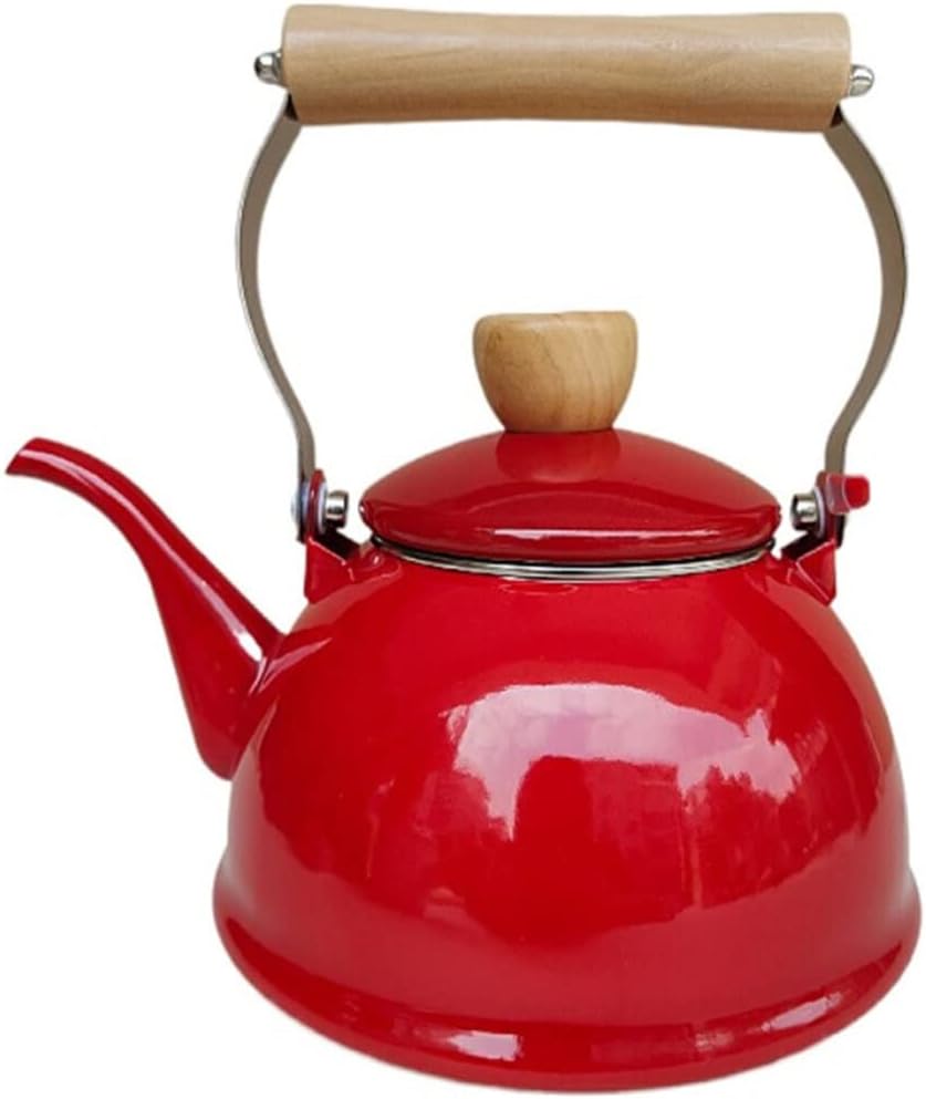 OSALADI Olla de inducción de cafetera de caldera de esmalte espesada