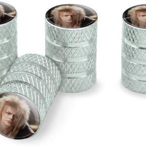 Laberinto Goblin King David Bowie Retrato Llanta Llanta Llanta Tapones de Válvula de Aluminio Laberinto Goblin King David Bowie Retrato Llanta Llanta Llanta Tapones de Válvula de Aluminio