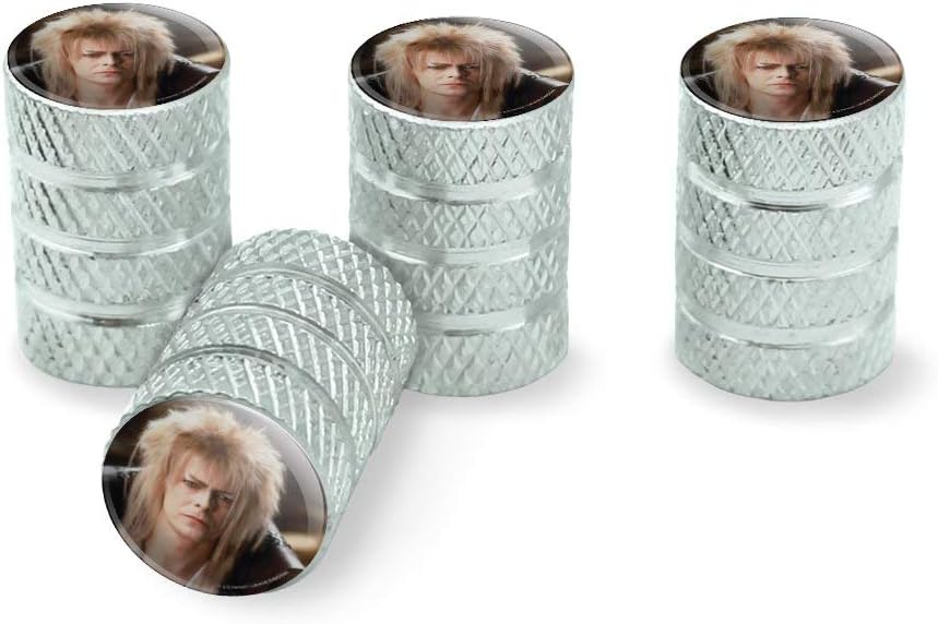 Laberinto Goblin King David Bowie Retrato Llanta Llanta Llanta Tapones de Válvula de Aluminio