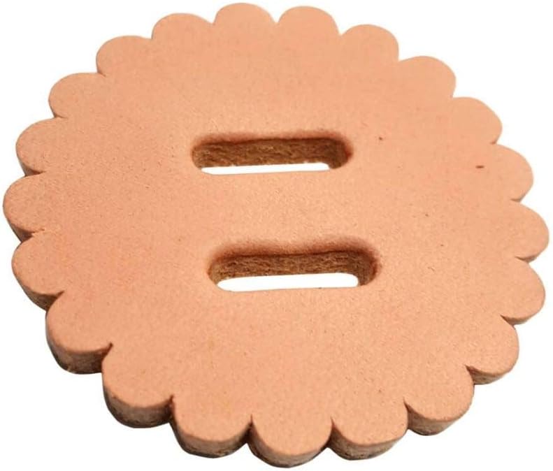 Juego de 2 piezas de pieles ranuradas para conchos de 1 12 pulgadas.