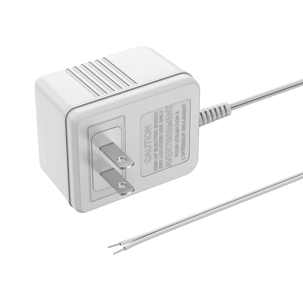 Xwartre Transformador de timbre con certificación UL, fuente de alimentación de 24 V compatible con Nest, Arlo, Ring, Amcrest, Logitech y otros