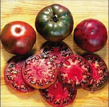Seed Kingdom – Semillas vegetales tradicionales de tomate Black Krim Great Garden (1,500 semillas)