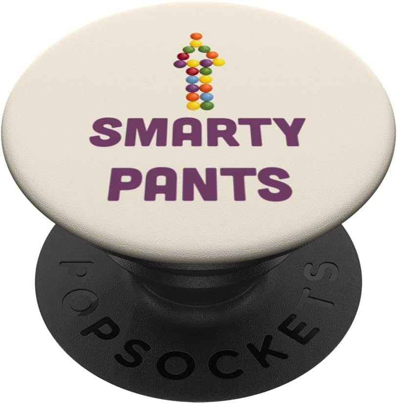 Smarty Pants Divertidos zuecos inteligentes para regalo de graduación, PopSockets estándar PopGrip