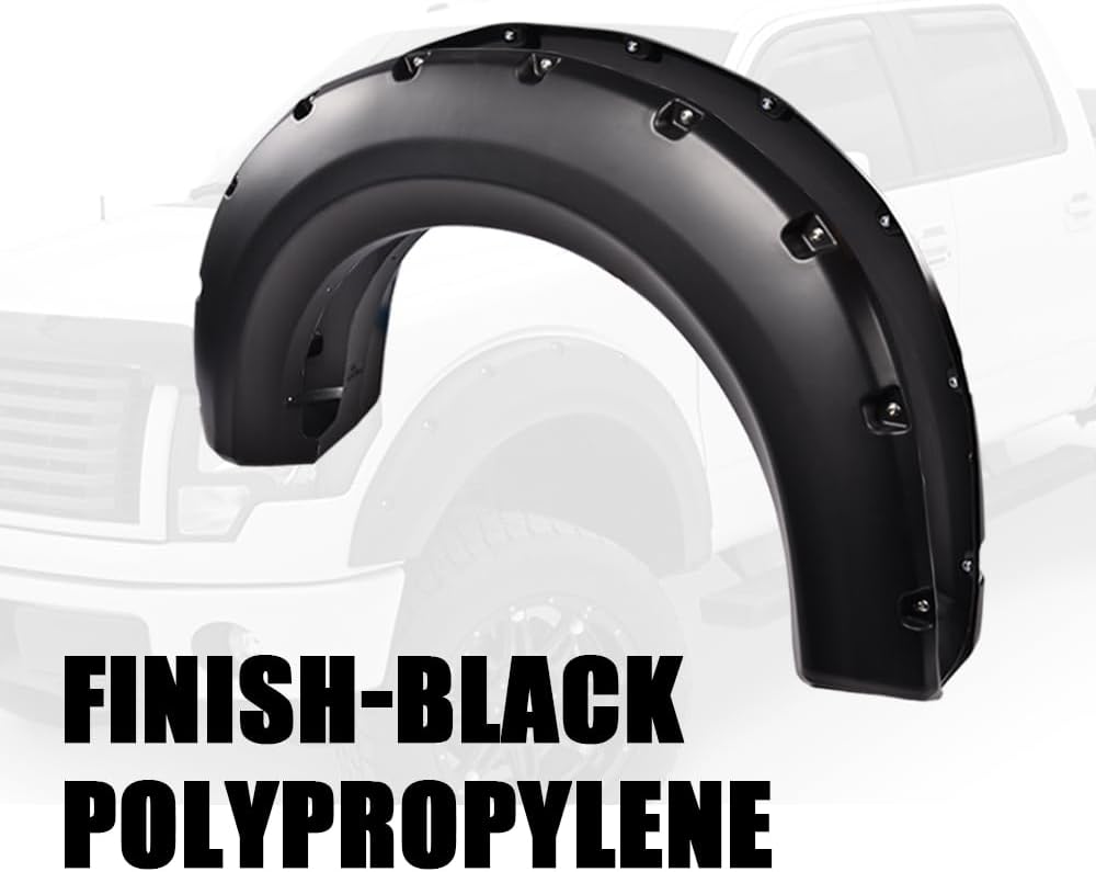 GRAND ORANGE Guardabarros compatibles con Ford F150 2009-2014 Styleside con 67.0 pulgadas78.8 pulgadas97.4 pulgadas de longitud de cama solo modelos