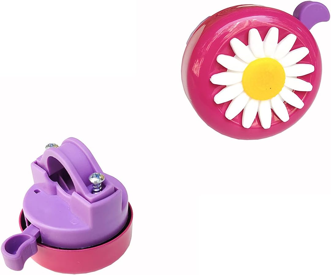 Accesorios de decoración de bicicleta para niños, cesta de scooter de bicicleta, campana de bicicleta para niños, serpentinas y calcomanías de mango