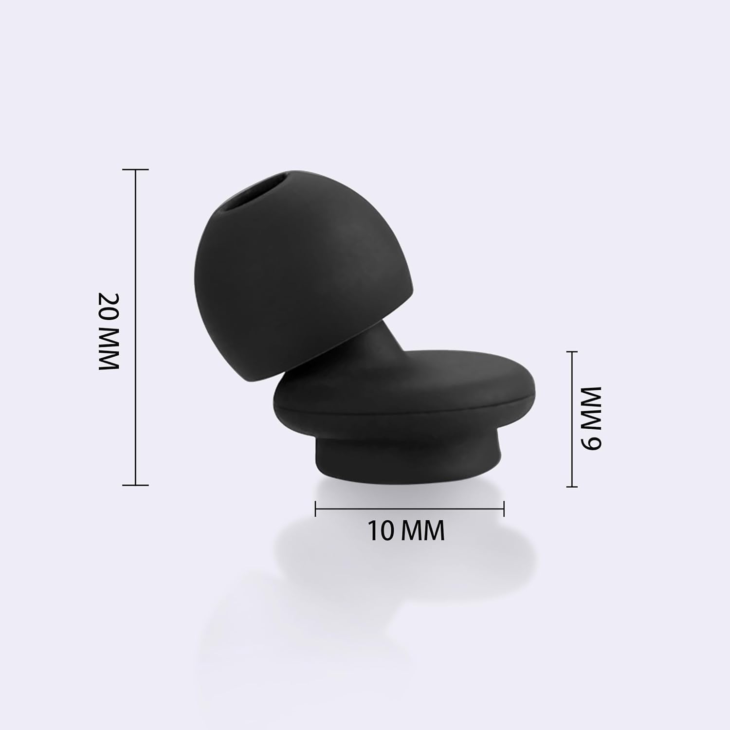 Kiniza Tapones para los oídos para dormir con cancelación de ruido, protección auditiva súper suave y reutilizable en silicona flexible para dormir,