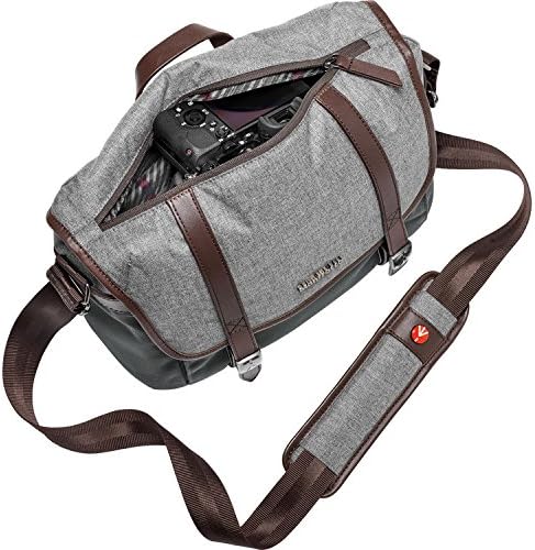 Manfrotto MB LF-WN-MS – Bolsa tipo mensajero para CSC Lifestyle Windsor S, color gris