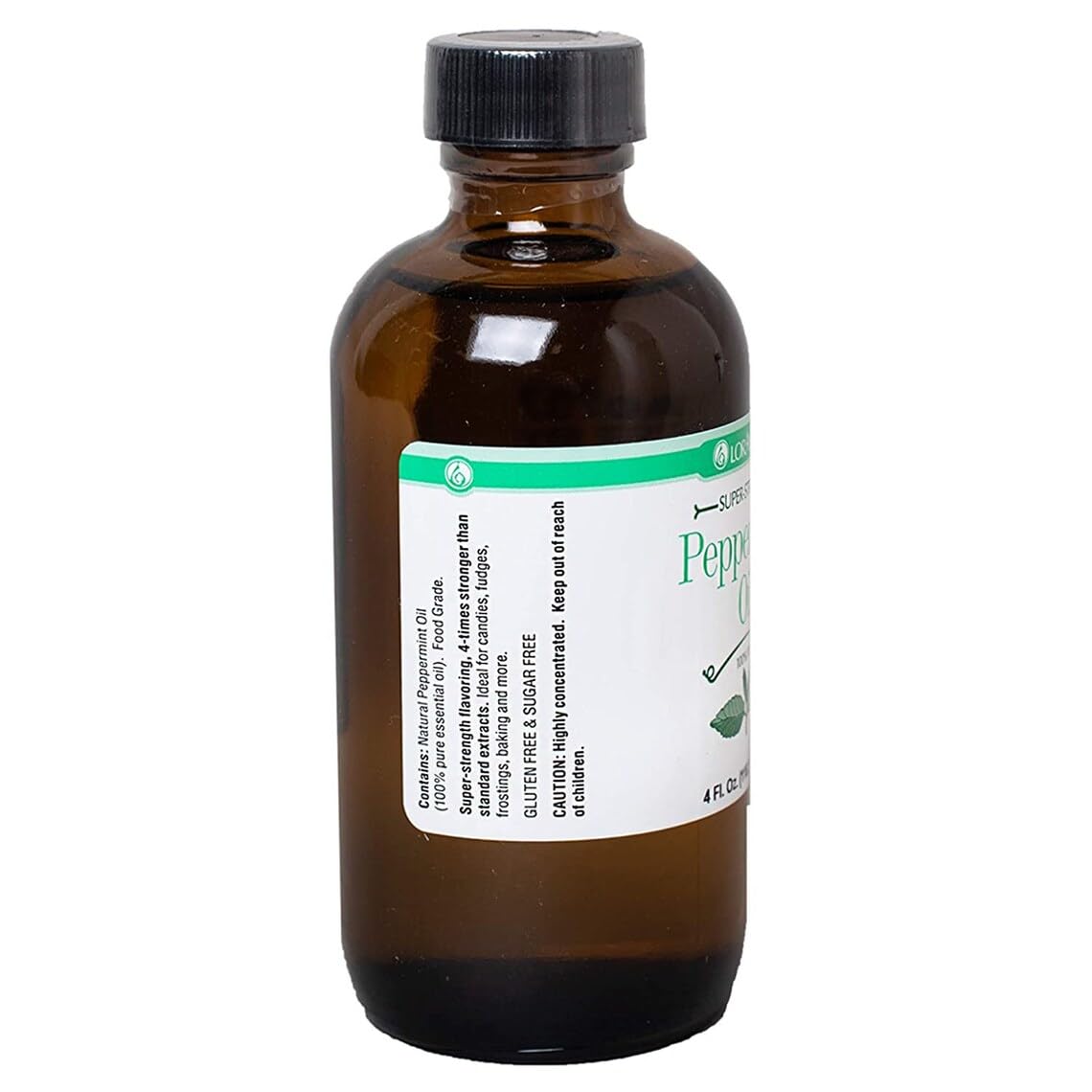 LorAnn – Aceite de menta SS sabor natural, botella de 4 onzas