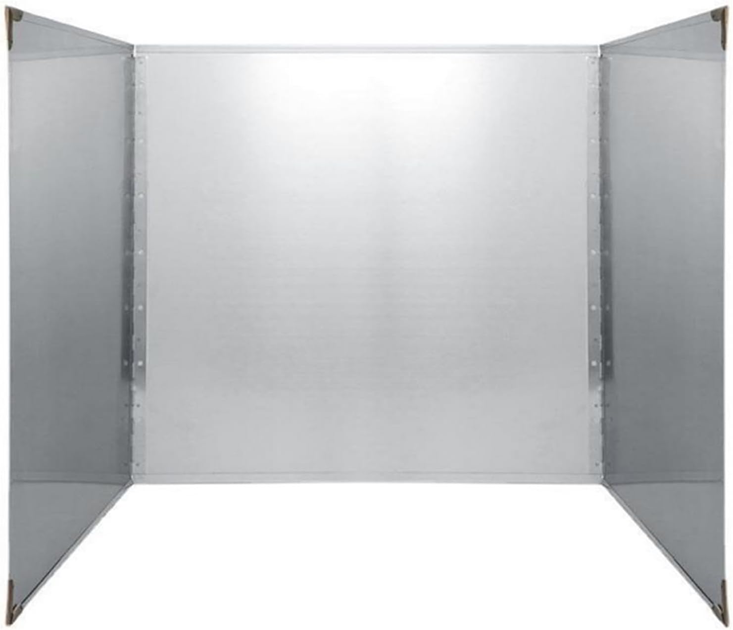 Protector de salpicaduras de 3 caras, pantallas plegables de acero inoxidable para freír, antiadherente, placa de aislamiento térmico para cocinar,