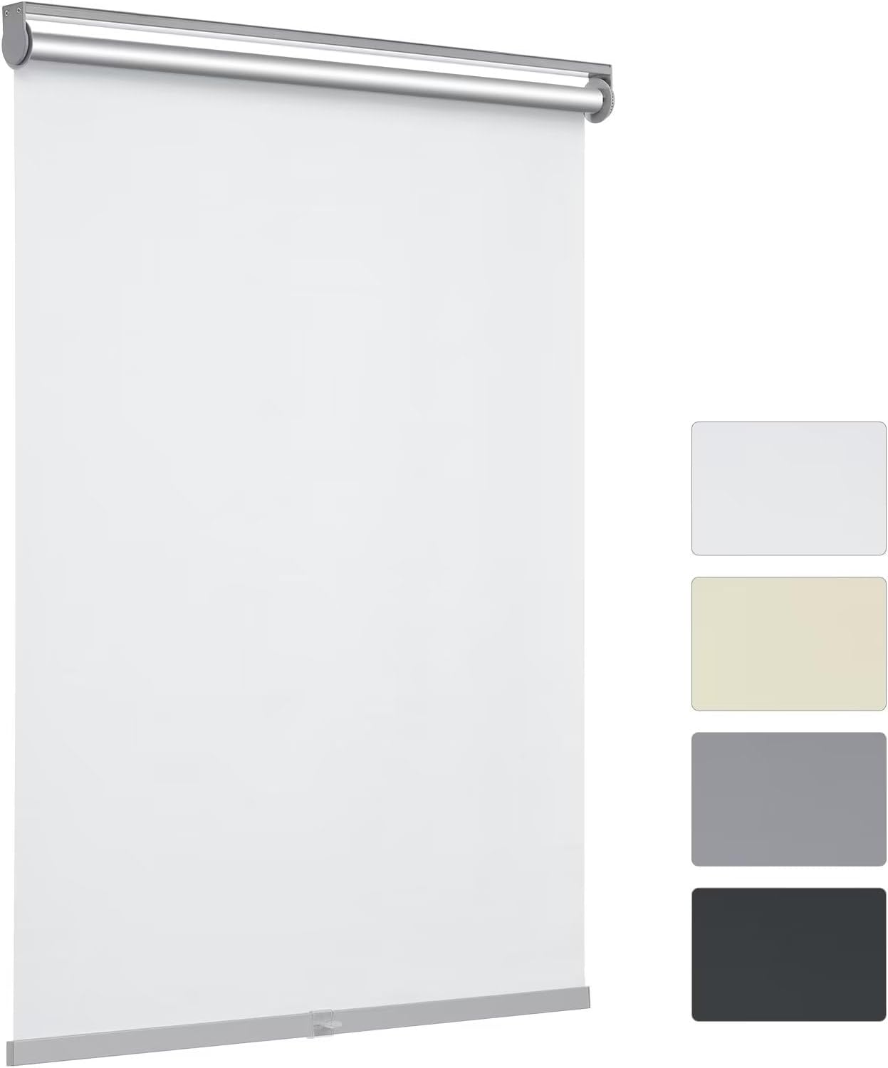 Changshade – Cortina enrollable sin cordón y opaca, oscurecimiento de la habitación, persiana enrollada, para bloqueo de la luz, protección solar,
