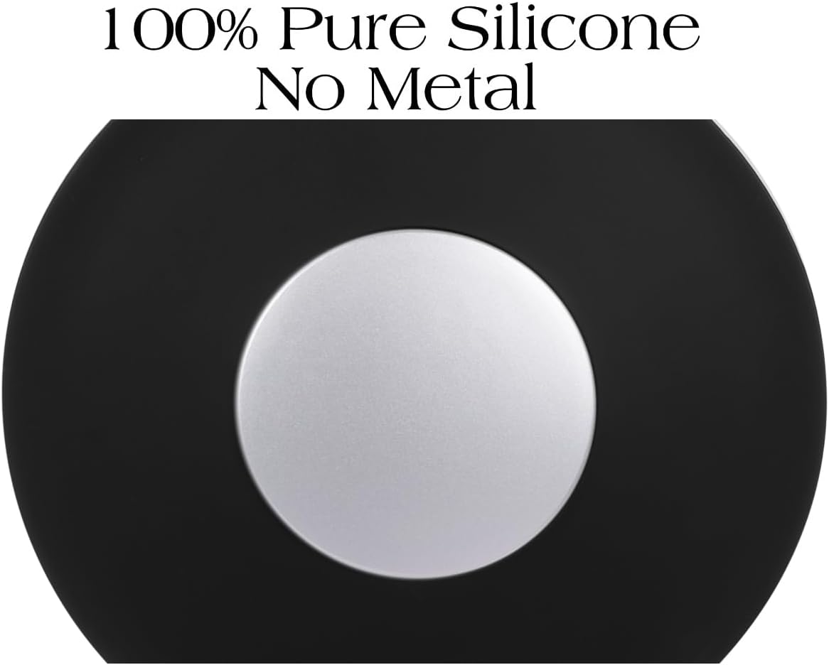 WSZCML Tapón de drenaje de bañera, tapón de drenaje de goma reciclable de silicona, cubierta de drenaje de bañera, tapón de bañera de uso universal