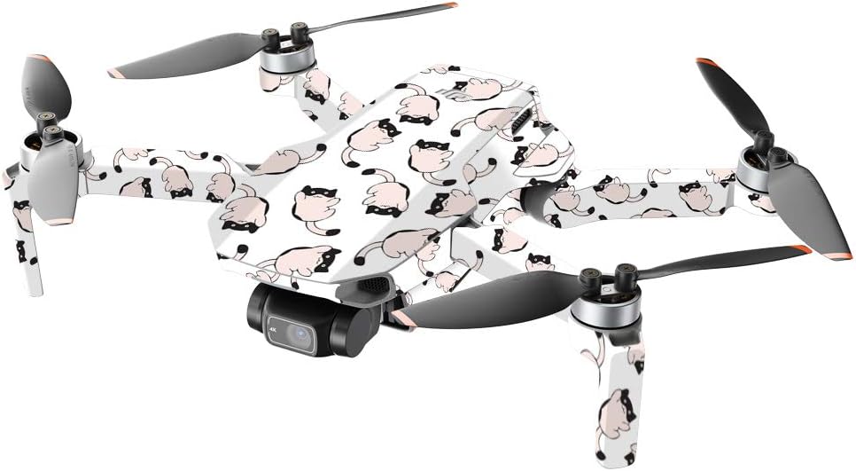 MIGHTY SKINS MightySkins Compatible con DJI Mini 2 Dron portátil  Raining Cats  Funda protectora de vinilo duradera y única  Fácil de aplicar,