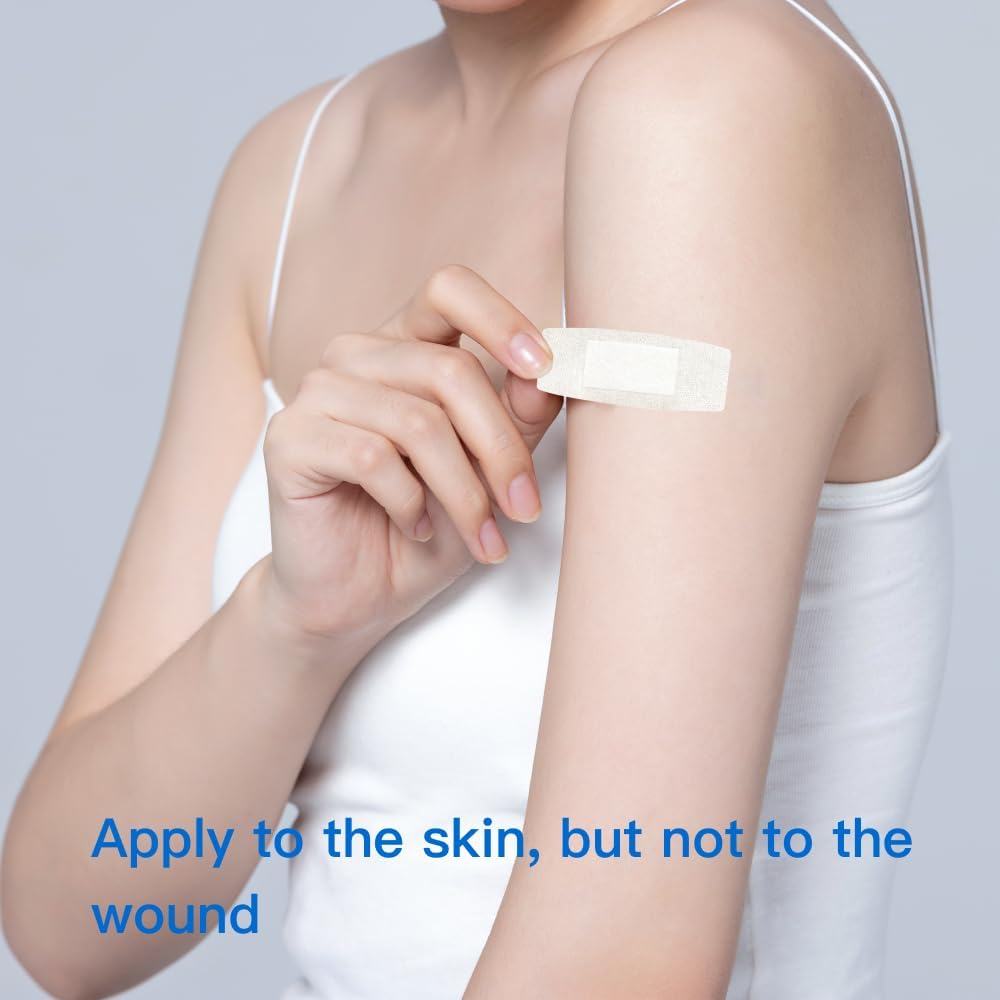 CareUs Vendajes sin dolor para pieles sensibles y ancianas, tela flexible XL, adhesivo de silicona de máxima sujeción, sin látex, transpirable y