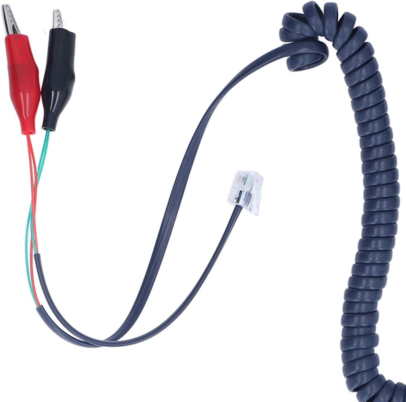 Teléfono con cable, FSK, DTMF Identificador de llamadas Teléfono fijo con cable, con función de pausa de redireccionamiento, visualización de fecha