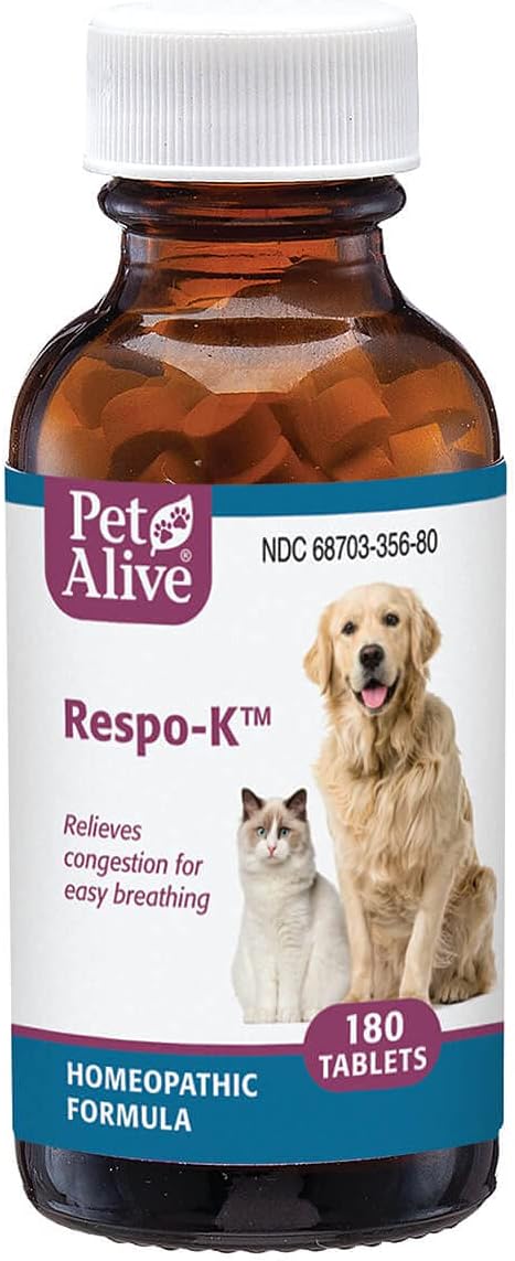 PetAlive Breathe Easy ComboPack para mascotas – para aliviar sibilancias, molestias en el pecho, resfriados e irritación respiratoria