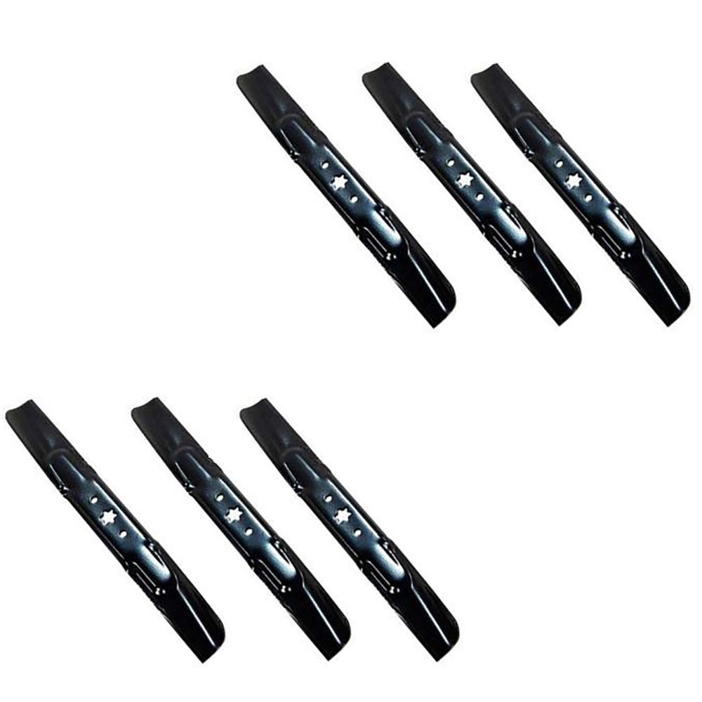 6 cuchillas para Cub Cadet RZT54 742-05056 942-05056A se adapta a Snapper 771387
