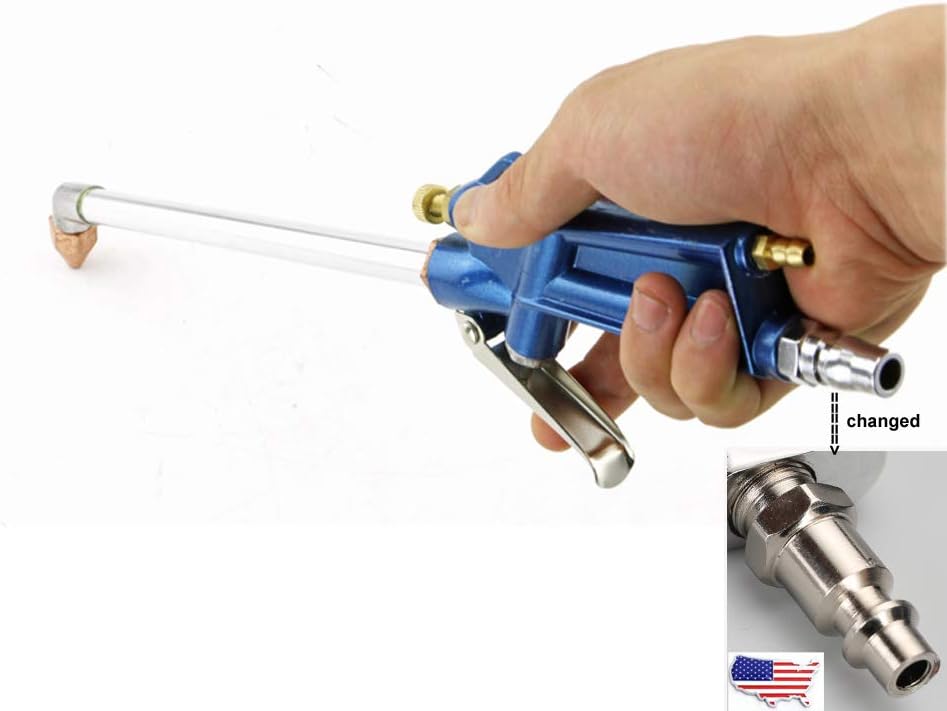 Uso dual del arma de espray del agua del soplador del plumero del compresor de aire del limpiador del motor de coche
