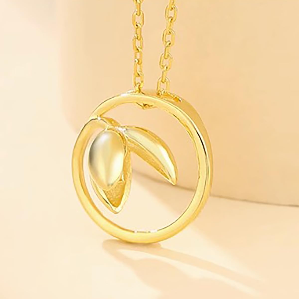 Colgante de plata de ley 925 con diseño de flor de tulipán para medio perforado de 0.236 pulgadas (0.236 in), colgante redondo de camafeo de perlas