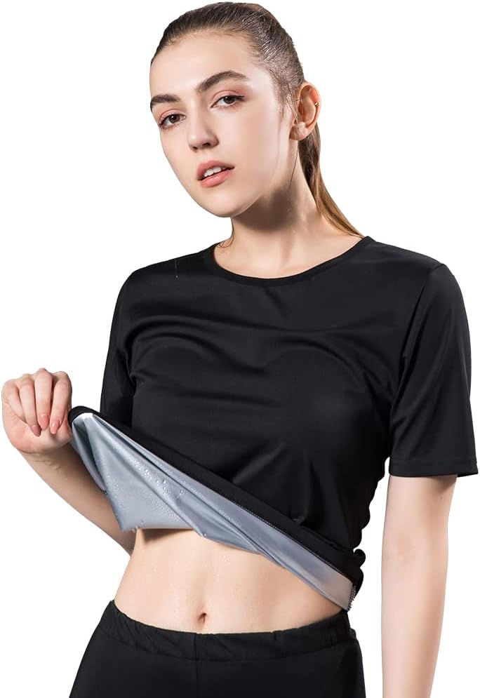 Traje de sauna para mujer, anti rasgaduras, trajes de sudor, gimnasio, boxeo, entrenamiento, cuerpo completo, adelgazamiento, forma de cuerpo