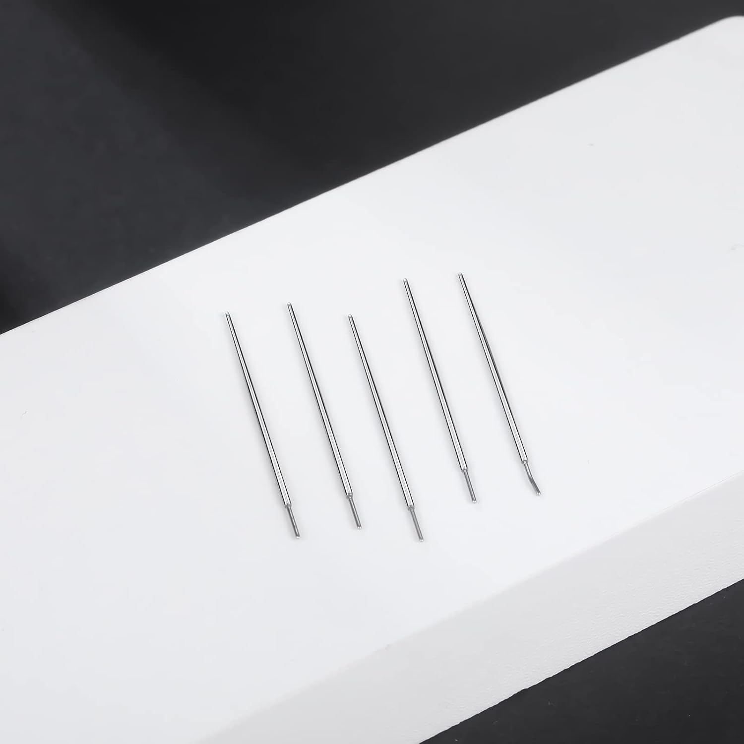 Xpircn Piercing cónico sin rosca, 20G, 18G, 16G, 14G, acero inoxidable, pasador de inserción para labio, nariz, monore, cartílago, oreja, tragus,